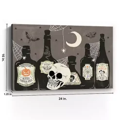 Apothecary Bottles Canvas Art Print