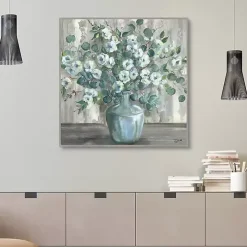 Apple Blossom Jug Framed Canvas Art