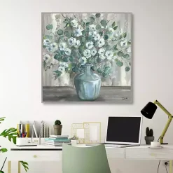 Apple Blossom Jug Framed Canvas Art
