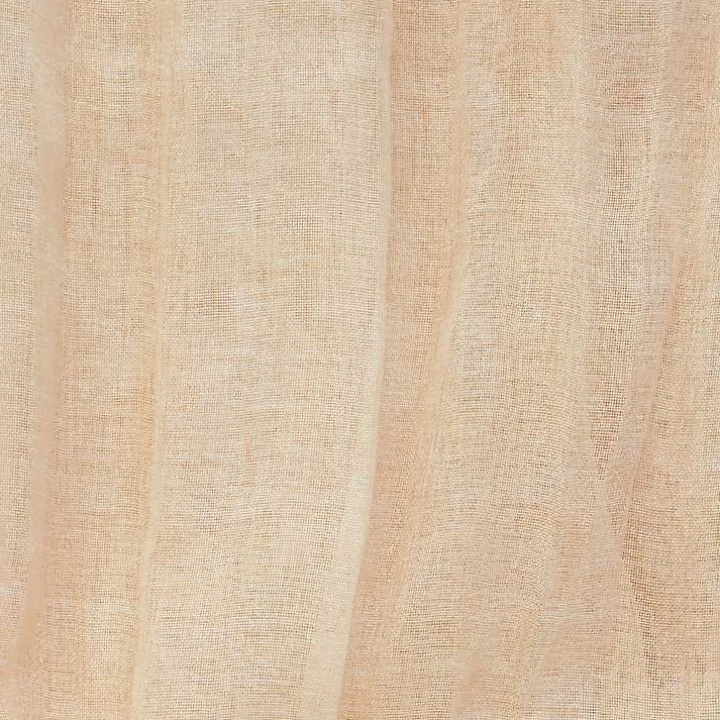 Apricot Paloma Curtain Panel, 95 in.