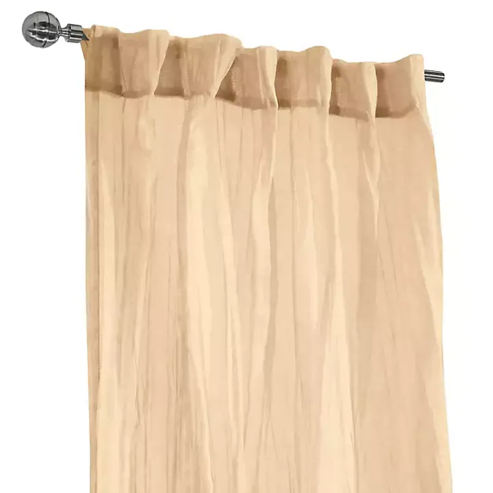 Apricot Paloma Curtain Panel, 95 in.