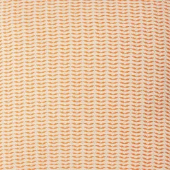 Apricot Trapeze Organic Cotton Throw Pillow