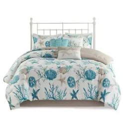 Aqua Coastal 7-pc. King Comforter Set