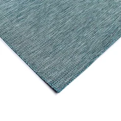 Aqua Intertwine Indoor/Outdoorr Area Rug, 6x9