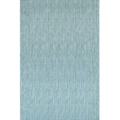 Aqua Intertwine Indoor/Outdoor Area Rug, 7x9