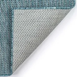Aqua Intertwine Indoor/Outdoor Area Rug, 7x9