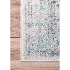 Aqua Rio Vintage Area Rug, 5x7