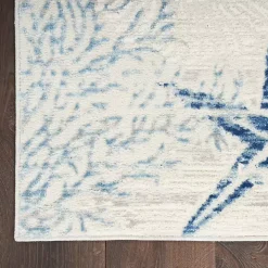 Aquamarine Starfish Coastal Area Rug, 5x7