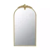 Arch Gold Leaf Top Mirror