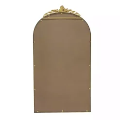 Arch Gold Leaf Top Mirror