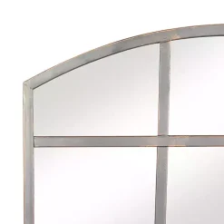 Arched Windowpane Wall Mirror