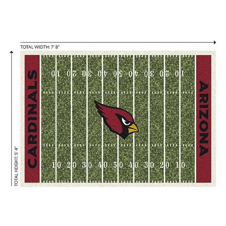 Arizona Cardinals Home Field Area Rug, 6x8