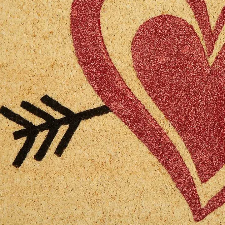 Arrow Through the Heart Doormat