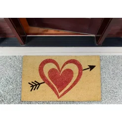 Arrow Through the Heart Doormat