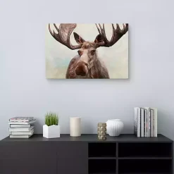 Artful Moose Canvas Art Print