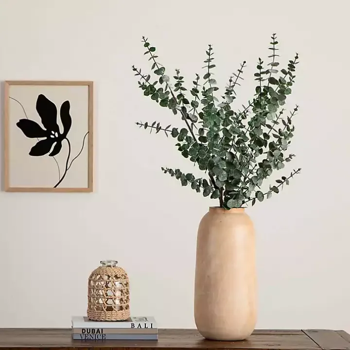 Artificial Eucalyptus Stems, Set of 3