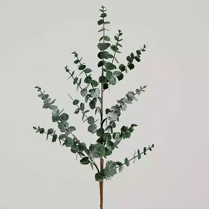 Artificial Eucalyptus Stems, Set of 3