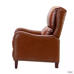 Arturo Brown Leather Wingback Recliner