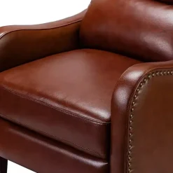 Arturo Brown Leather Wingback Recliner