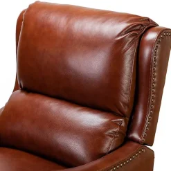 Arturo Brown Leather Wingback Recliner
