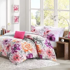 Ashley Floral Twin XL 4-pc. Comforter Set