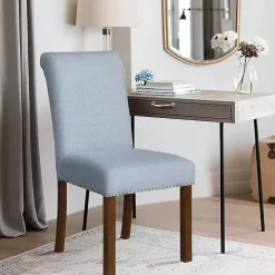 Aubrey Blue Upholstered 2-pc. Dining Chair Set