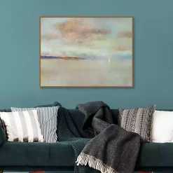 August Morning Framed Canvas Art Print