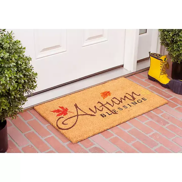Autumn Blessings Doormat