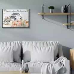 Autumn Farm Framed Giclee Art Print