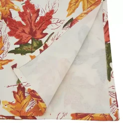 Autumn Foliage Outline Square Harvest Table Cloth