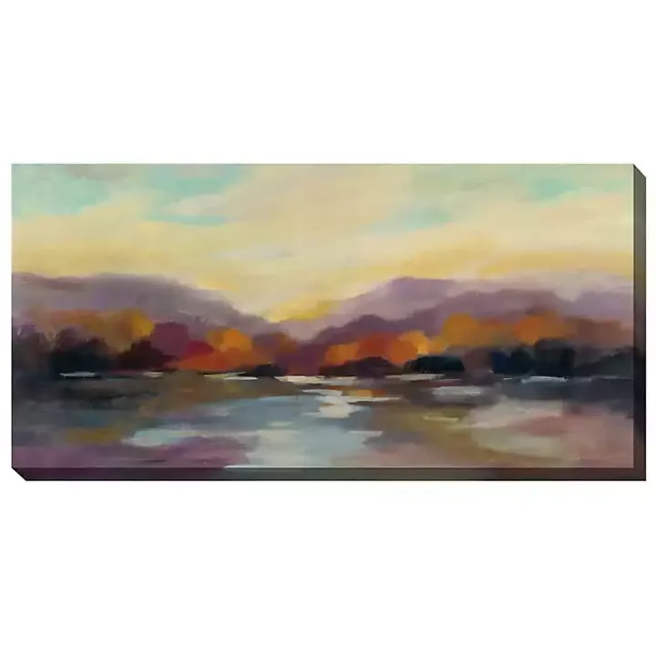 Autumn Glow Outdoor Canvas Art Print