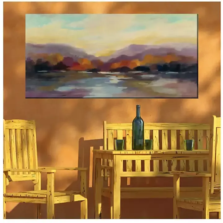 Autumn Glow Outdoor Canvas Art Print