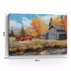 Autumn Homecoming Canvas Art Print