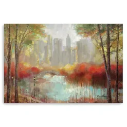 Autumn in the City Canvas Art Print, 60x40 in.