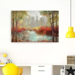 Autumn in the City Canvas Art Print, 60x40 in.