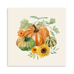 Autumn Pumpkin Patch Canvas Art Print