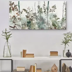 Autumn Reeds Panel Canvas Art Print