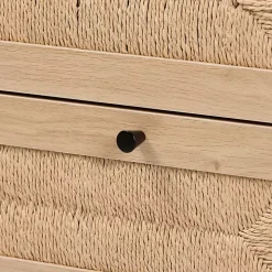 Ava Light Brown 3-Drawer Cabinet