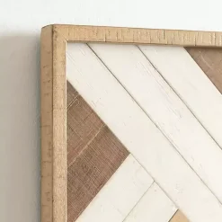 Ballez Geometric Wood Wall Plaques, Set of 3