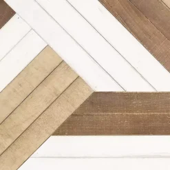 Ballez Geometric Wood Wall Plaques, Set of 3