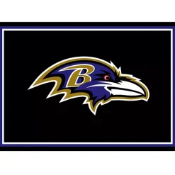 Baltimore Ravens Area Rug, 3x4