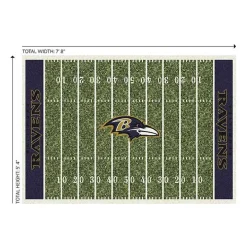 Baltimore Ravens Home Field Area Rug, 6x8