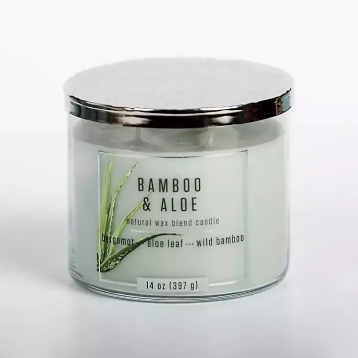 Bamboo Aloe 14 oz. Triple Wick Jar Candle