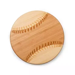 Bamboo Wood Baseball Serving Board