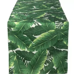 Banana Leaf Outdoor Table Runner, 108 in.