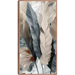 Banana Leaves Framed Canvas Art Print