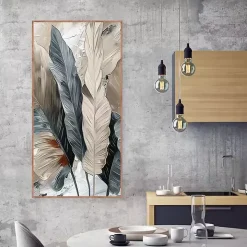 Banana Leaves Framed Canvas Art Print