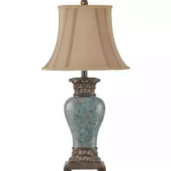Barbados Blue Traditional Table Lamp