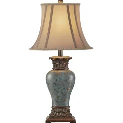 Barbados Blue Traditional Table Lamp