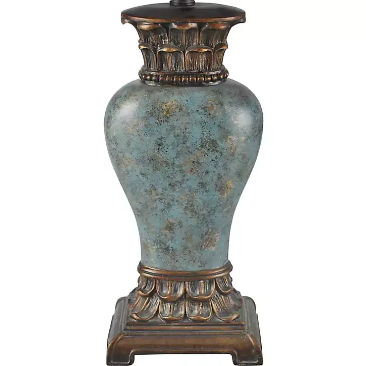 Barbados Blue Traditional Table Lamp